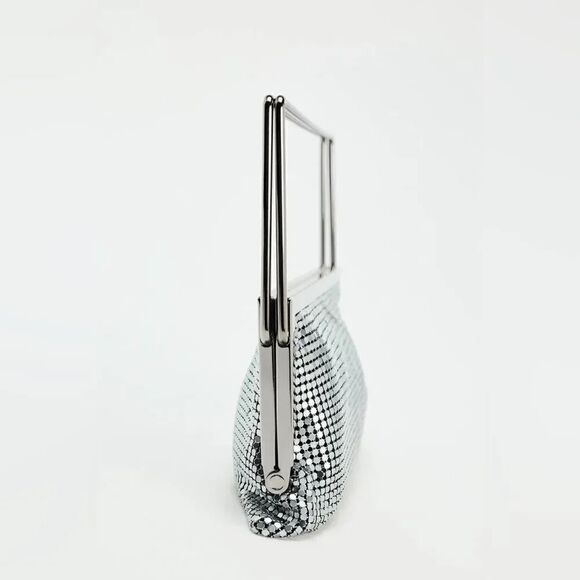 ZARA METAL MESH CROSSBODY BAG - Picture 5 of 6